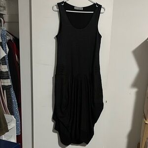 Elegant Black Sleeveless Dress